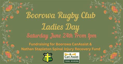 Boorowa Rugby Club Ladies Day 2023, Boorowa Showground, Hall, 24 June 2023 | AllEvents.in