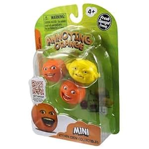 Amazon.com: Annoying Orange Kitchen Crew Collectibles Mini Figure 3Pack ...