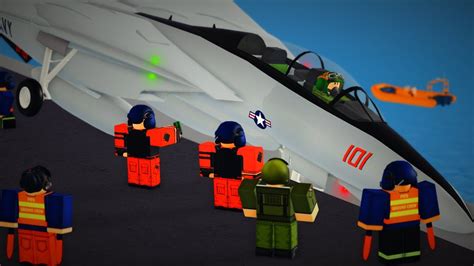 Fighter Jet OVERRUNS Aircraft Carrier Runway! | PTFS Roleplay (Roblox) - YouTube