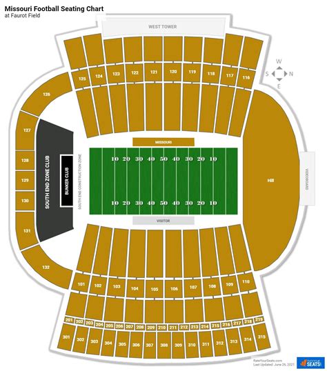 Faurot Field Seating Chart - RateYourSeats.com