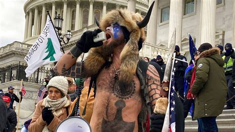 US Capitol riot: 'QAnon Shaman' Jacob Chansley pleads guilty over part in 6 January attack | US ...