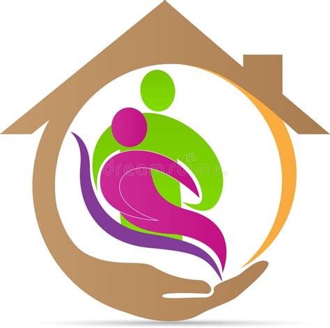 Senior care logo stock vector. Illustration of holding - 75699817