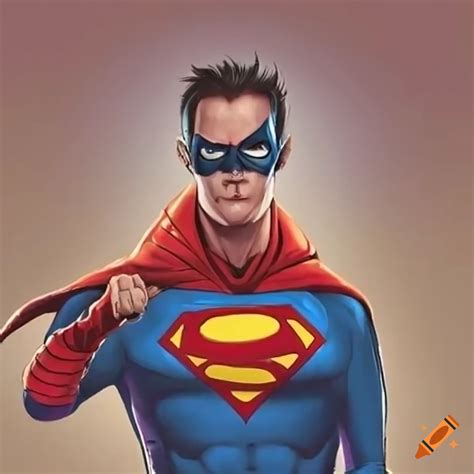Funny superhero illustration on Craiyon