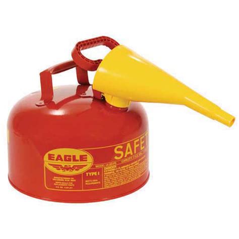 U1-20-FS 2 Gallon Safety Gas Can w/Plastic spout