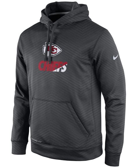 Lyst - Nike Men's Kansas City Chiefs Sideline Ko Fleece Hoodie in Gray ...