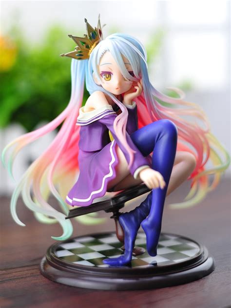 anime model NO GAME NO LIFE action figure sexy cute Shiro toys doll decoration pvc classic ...