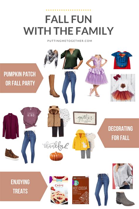 3 Casual Fall Outfits for Fun With the Family