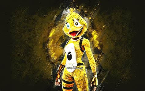 1920x1080px, 1080P free download | Fortnite Quackling Skin, Fortnite, main characters, yellow ...