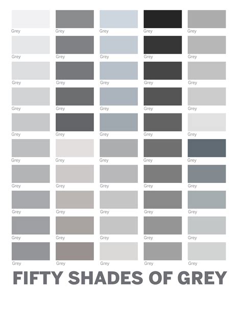 color gray 50 shades - Google Search | Color palette living room, Grey ...