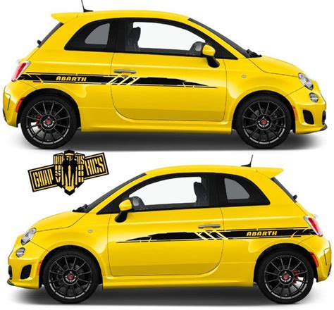 abarth stickers fiat 500 stickers fiat 500 decals abarth decals