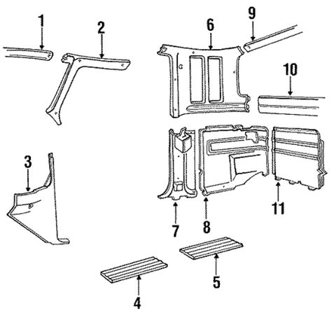 INTERIOR TRIM - CAB for 1987 Ford F-150