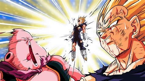 Vegeta vs Majin Buu - Dragon Ball Z HD Wallpaper by Nostal