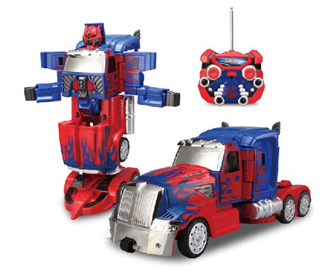 Remote control Original Box 40cm Transformation 4 electric Toys Optimus Robot Car Anime Action ...