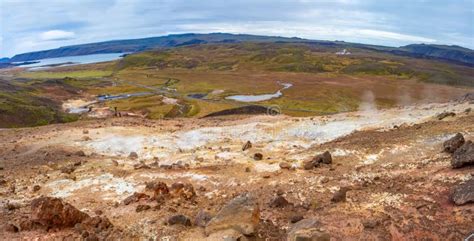 Seltun Geothermal Area Reykjanes Peninsula, Iceland Stock Photo - Image ...