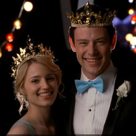 Who will be your prom King and Queen?? #glee | Quinn fabray, Glee cory monteith, Finn hudson