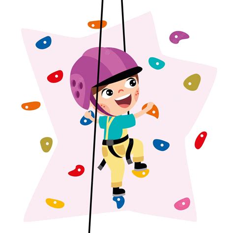 Rock Climbing Cartoon