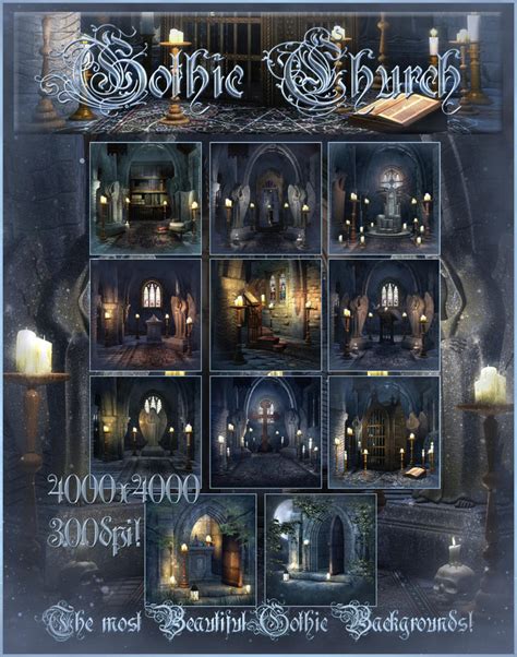 Gothic Church backgrounds by moonchild-ljilja on DeviantArt