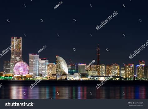 Nightview Minato Mirai Area Yokohama City Stock Photo 537961687 ...