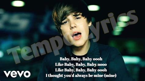 Baby Song Lyrics - Justin Bieber ft. Ludacris - Tempo Lyrics