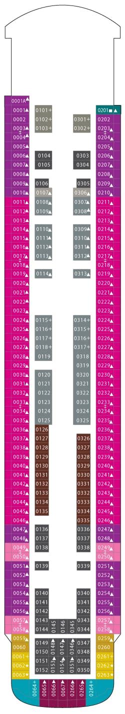 Norwegian Sky deck plans - Cruiseline.com