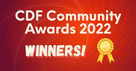 Community Awards 2022 Winners 🏆 - CD Foundation