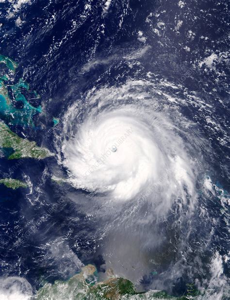 Hurricane Irma, satellite image - Stock Image - C037/2337 - Science ...