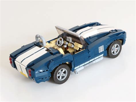 One Set MOC LEGO 10265 Ford Mustang : Cobra Roadster - HelloBricks