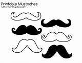 Free Mustache Coloring Pages Download Png  sketch template