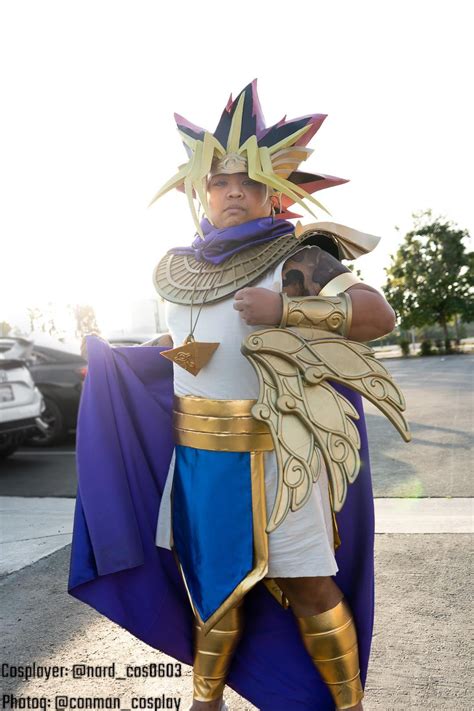 My Pharaoh Atem Cosplay (1st handmade cosplay) : r/yugioh