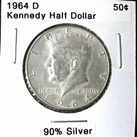 1964 D Kennedy Half Dollar - for sale, buy now online - Item #177435