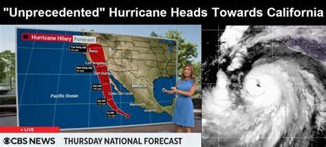 “Unprecedented” Hurricane Heads Towards California