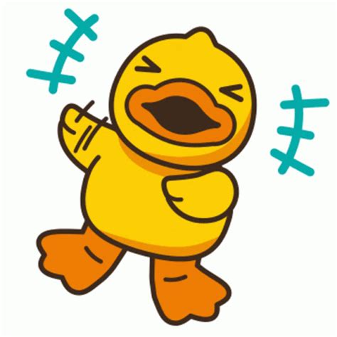 Rubber Duck Sticker - Rubber Duck Laughing - GIF များ ရှာဖွေရန်နှင့် မျှဝေရန်