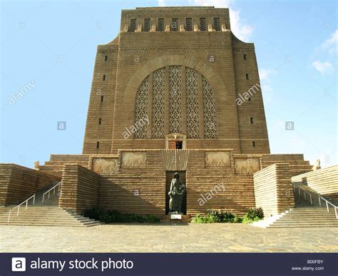 Front view of Voortrekker Monument in Pretoria South Africa Stock Photo ...