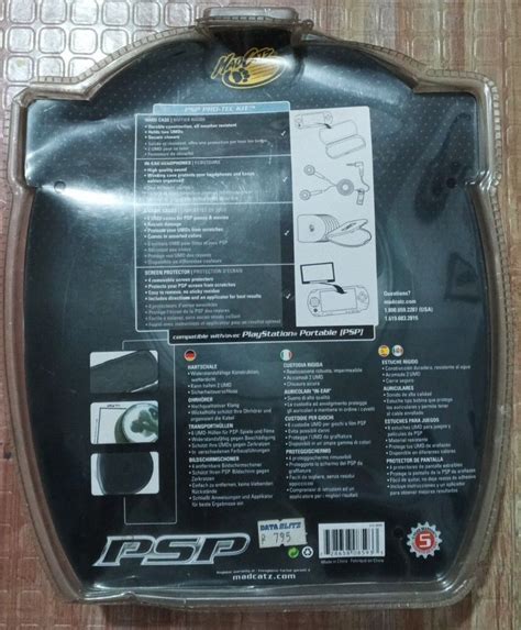 PSP PlayStation Portable Accessories Mad Catz PSP Pro-Tec Kit, Video ...