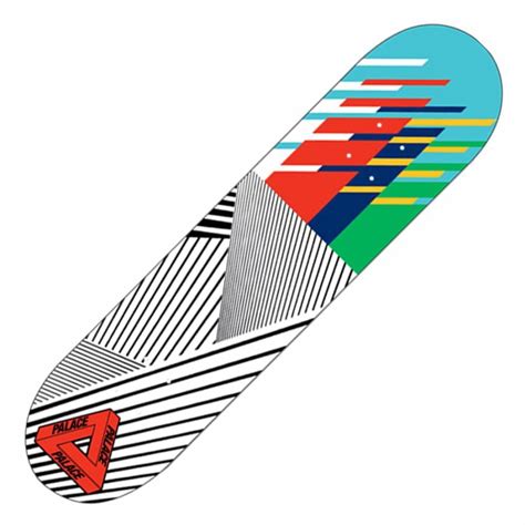 Palace Skateboards Palace Stunt Team Red Skateboard Deck 8.2'' - Palace Skateboards from Native ...