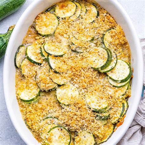 Easy Zucchini Casserole {Vegetarian} - Healthy Fitness Meals