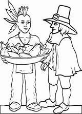 30 Free Printable Thanksgiving Pilgrims Coloring Pages sketch template