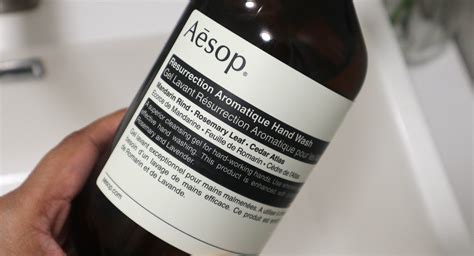 Aesop Resurrection Aromatique Hand Wash Review - The Velvet Life