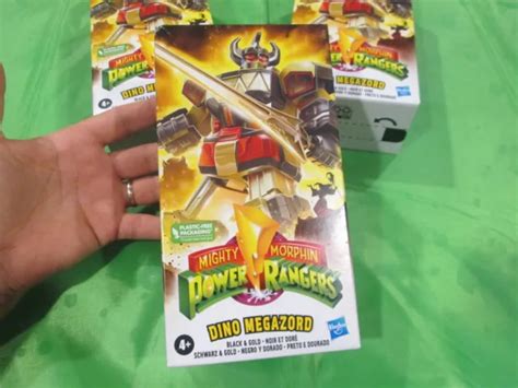 MIGHTY MORPHIN POWER Rangers Dino Megazord Black & Gold Hasbro Action Figure New $19.41 - PicClick
