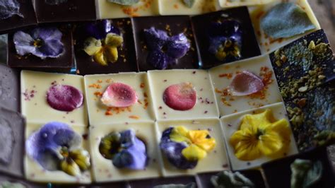 Edible Flowers Find A Sweet Companion In Chocolate : The Salt : NPR