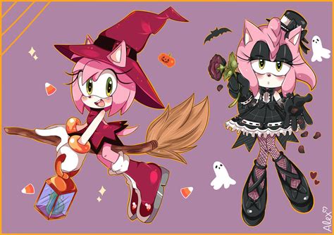 Amy's Halloween costumes by piink-rose on DeviantArt