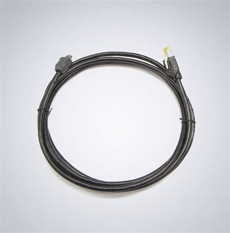 ix Industrial Ethernet Cat6a Cable – 2.0m, Black - LUCID Vision Labs