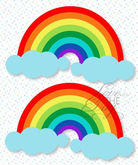 Printable Rainbow Stickers - Printable Word Searches