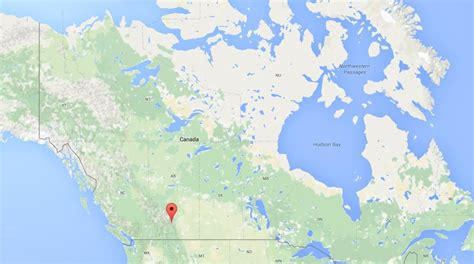 Where is Canmore on map Canada