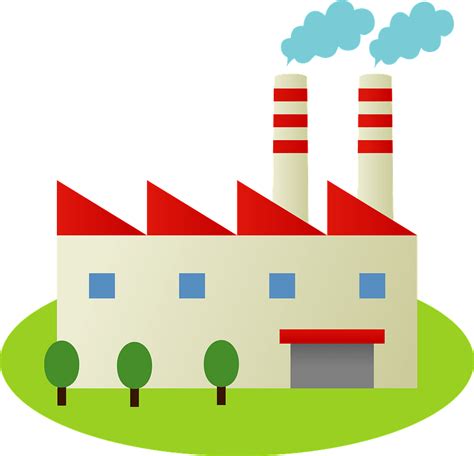 Factory with Smokestacks clipart. Free download transparent .PNG ...