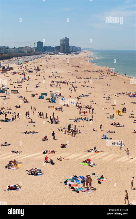 Ostend beach, Belgium Stock Photo - Alamy