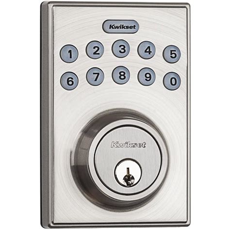 Kwikset Electronic Keypad Deadbolt with Motorized Locking Deals