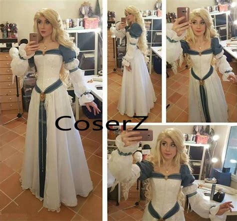 Princess Odette Dress, Princess Odette Cosplay Costume – Coserz