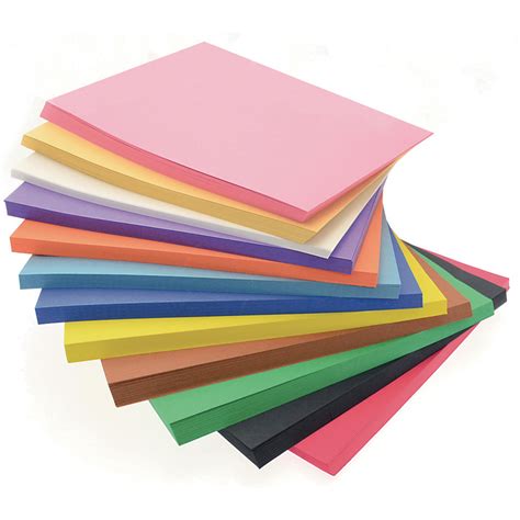 HE1501861 - Construction A4+ Coloured Paper Block (90gsm) - Pack of 648 | Hope Education