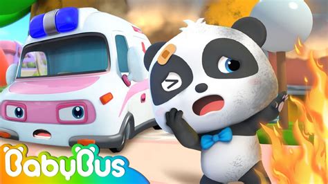 The Ambulance is Coming! 🚑 | Police Car, Fire Truck | Nursery Rhymes | Kids Songs | BabyBus ...